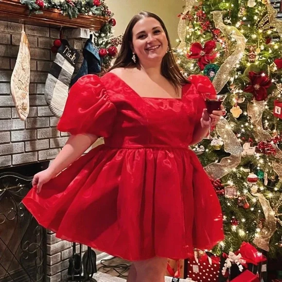 Dresses | Organza Puff Dress Puff Dress Puffy Dress Fluffy Dress Prom Dress  | Poshmark